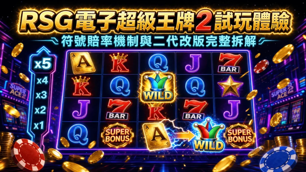 RSG電子超級王牌2試玩體驗：符號賠率機制與二代改版完整拆解