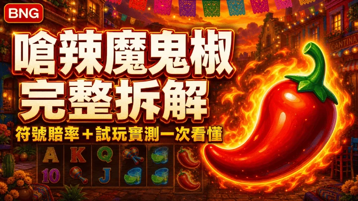 BNG 電子嗆辣魔鬼椒完整拆解:符號賠率與試玩流程實測